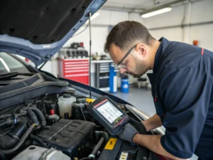 engine diagnostics work